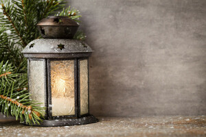 Christmas, decoration, lantern, light, Merry, New Year