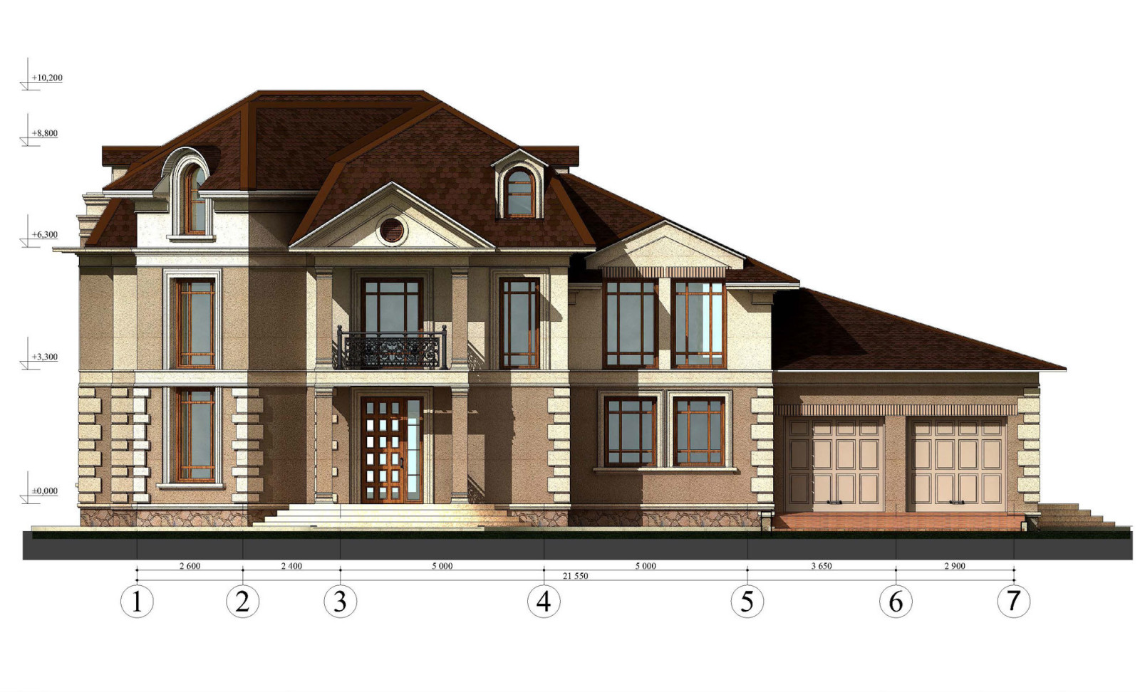 estilo, construção, Medidas, desenho digital