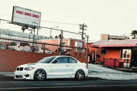 1 series, BMW, branco