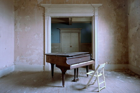 chaise, La musique, piano