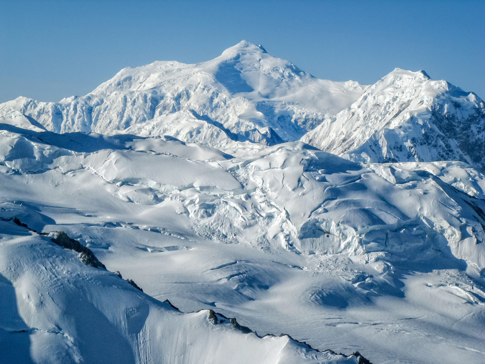 śnieg, Kanada, góry, Terytorium Jukon, Park Narodowy Kluane, Mount Vancouver