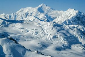 Canada, Kluane National Park, Mount Vancouver, mountains, snow, Yukon Territory