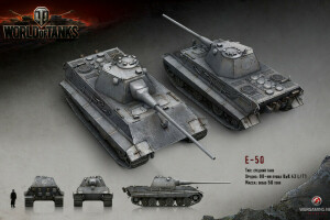 E-50, Németország, Vakol, tartály, tartályok, Wargaming.net, WORLD OF TANKS, WoT