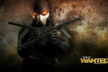 assassin, Belt, glove, gun, Man, mask, Overcoast, Wanted Weapons of Fate