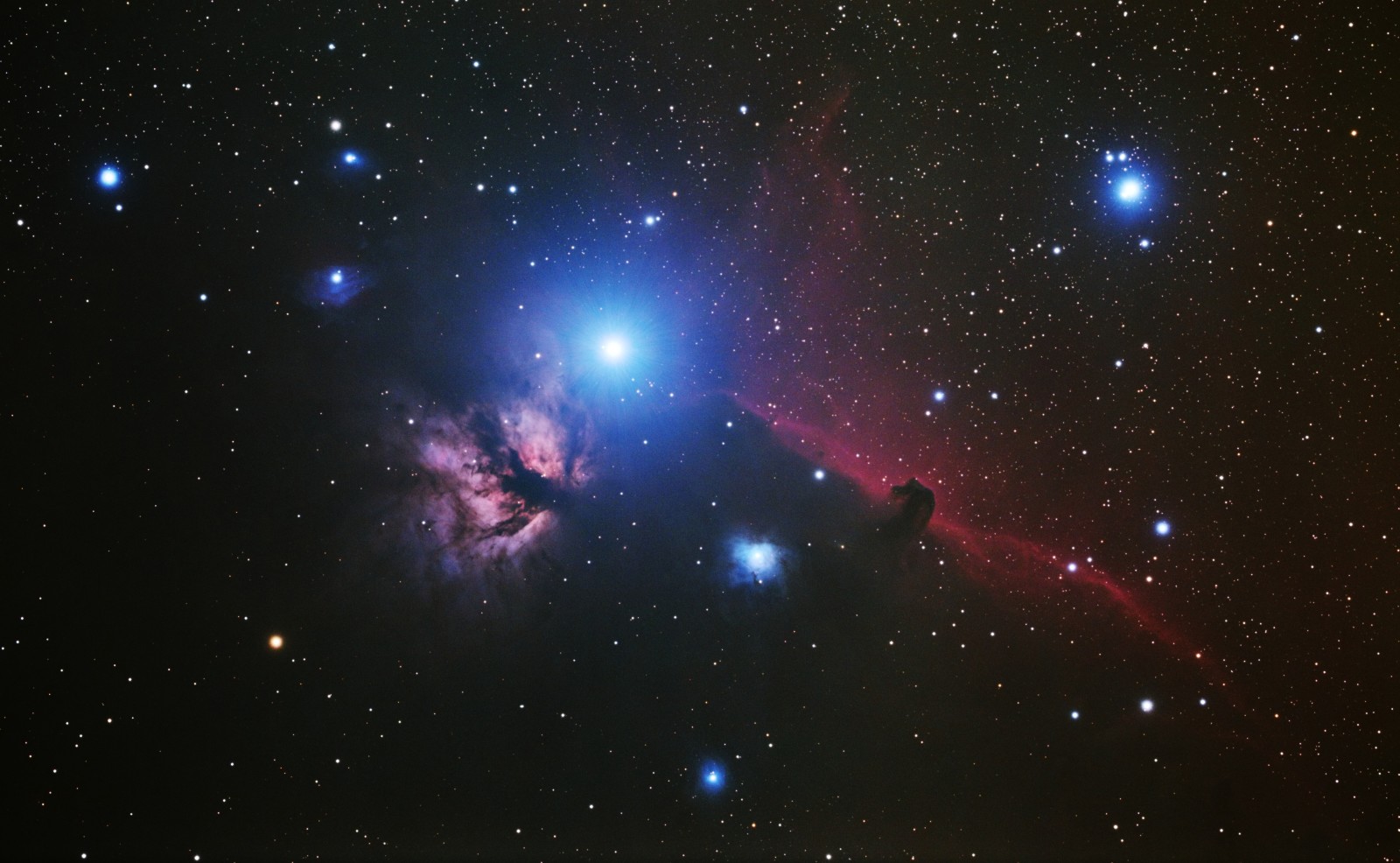 spazio, fiamma, nebulosa, Testa di cavallo