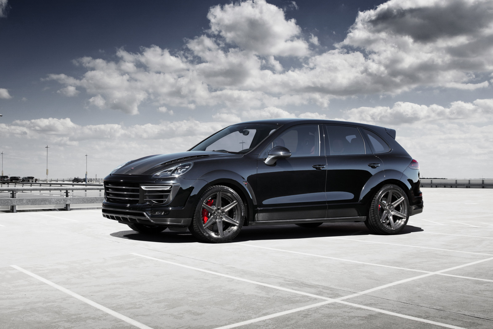 noir, Porsche, Ball Wed, Cayenne, 2015