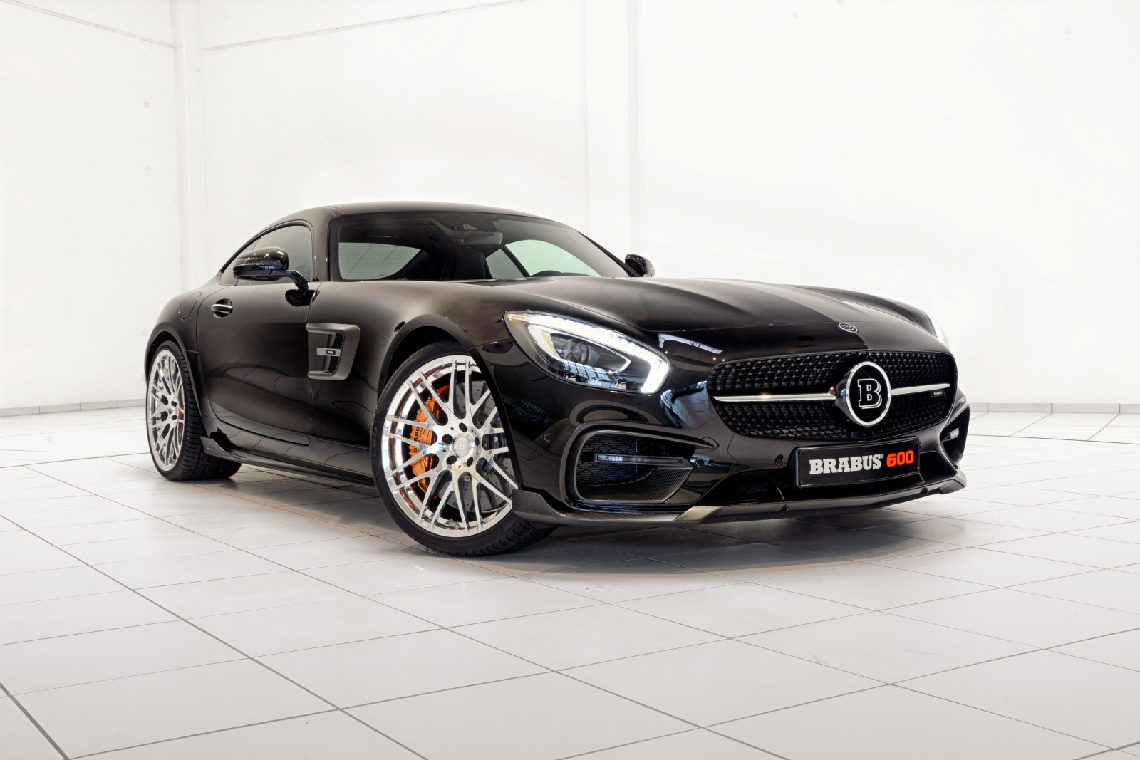 fekete, Mercedes-Benz, AMG, C190, Brabus, 2015, GT S, érdem