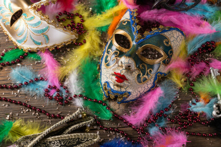 carnaval, decoratie, festival, vakantie, masker, Venetiaanse