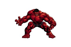 pose, power, Red Hulk