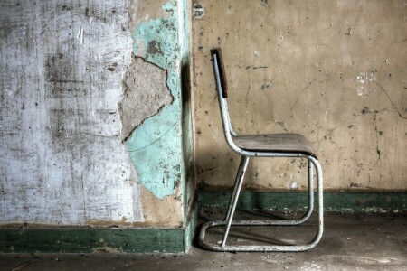 Contexte, chaise, mur