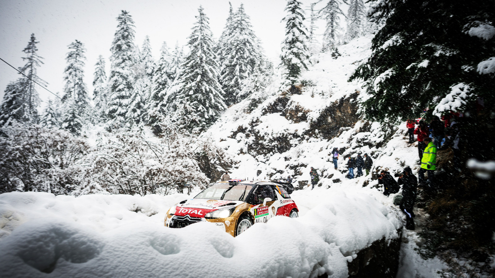 sneeuw, boom, Woud, winter, mensen, Machine, sport, wrc