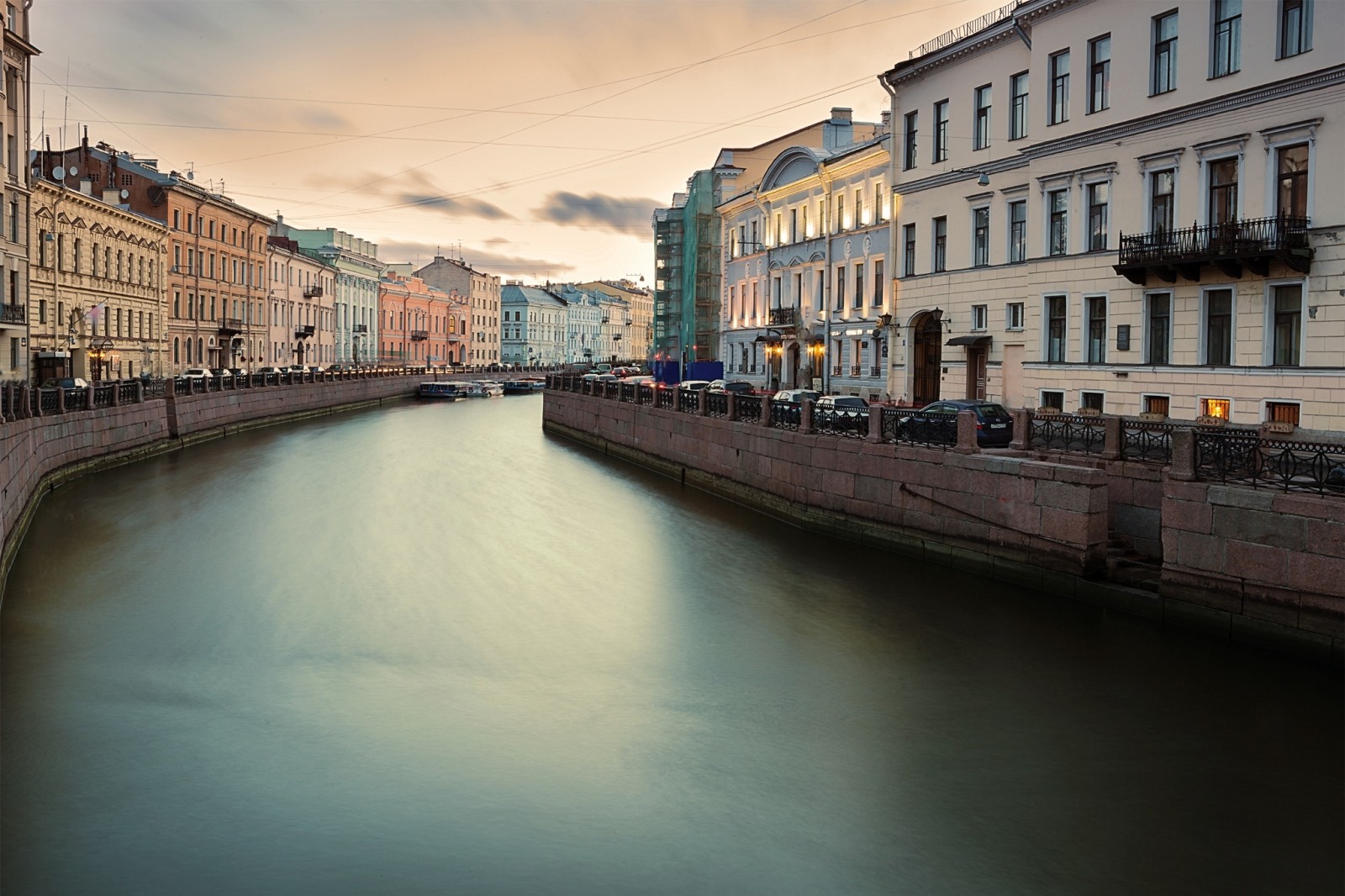 nehir, Saint Petersburg, Rusya, Peter, Fontanka, Spb