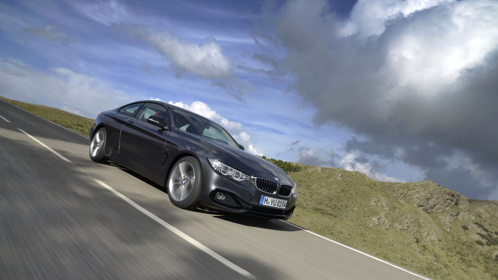 Natur, Straße, Coupe, BMW