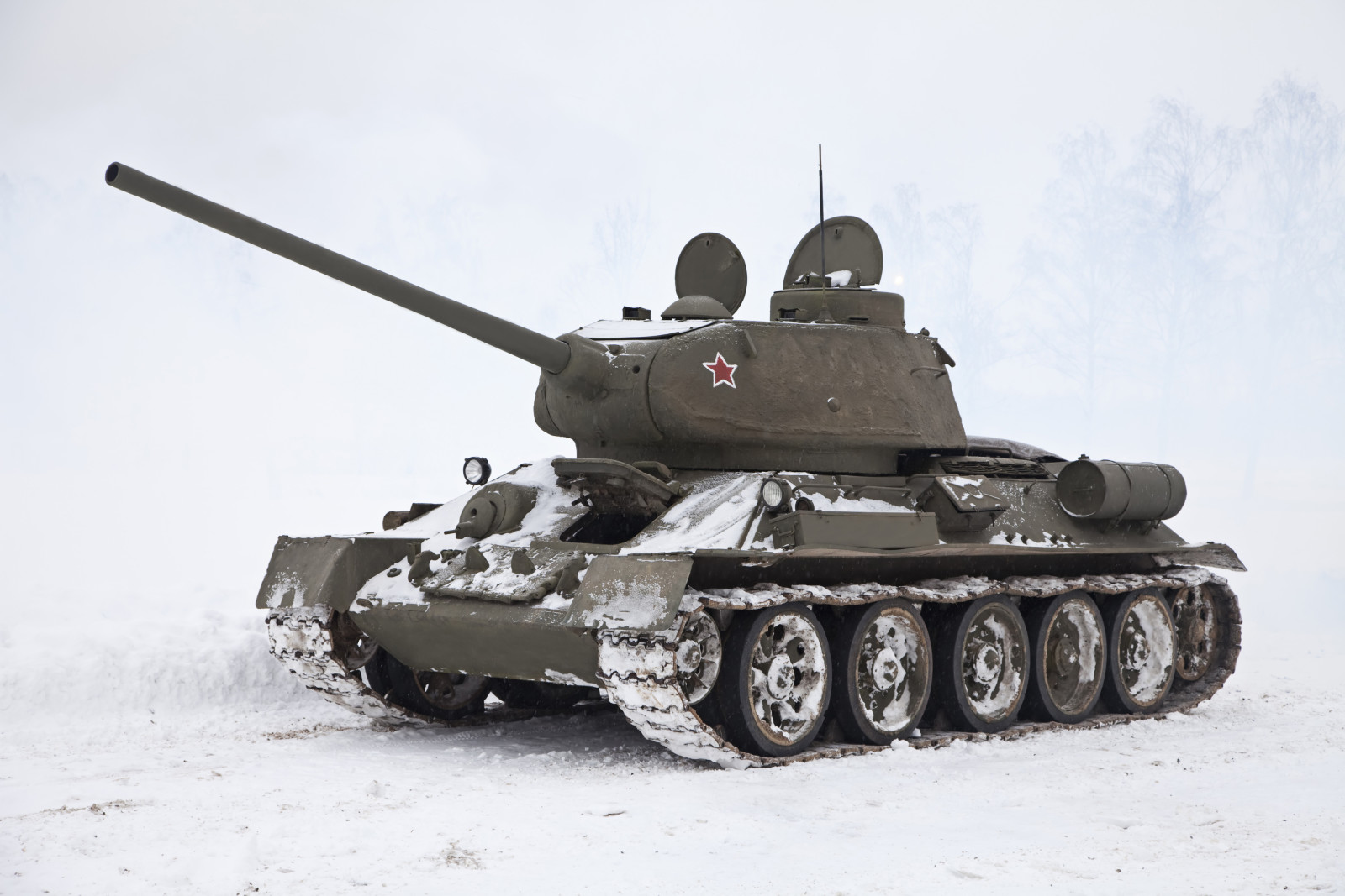 snø, vinter, Militær, andre verdenskrig, våpen, våpen, Snøstorm, tank