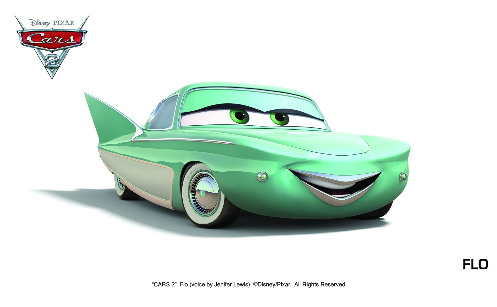 carros, Pixar, coches 2, flo