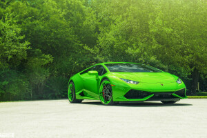 Adv.1, Färg, Främre, grön, Huracan, Lamborghini, LP610-4, superbil