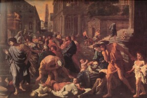 klasicismus, Nicolas Poussin, Mor v Ašdodu