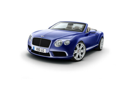 Bentley, конвертируемый, решетка, огни