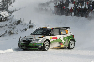 auto, Fabia, Frank Christian, Ralli, Sepp Wiegand, skoda, lumi, Urheilu