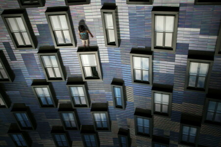 child, wall, WINDOWS