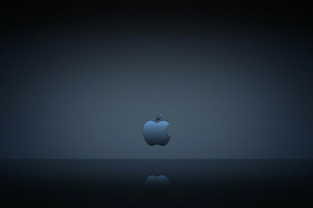 apple, Computer, gadget, reflection, texture