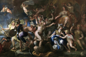 Luca Giordano, Messine de retour en Espagne, Mythologie, image