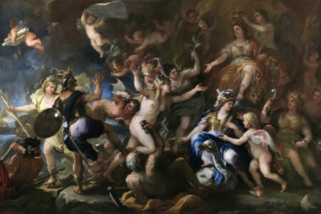 Luca Giordano, Messina s-a întors în Spania, Mitologie, imagine