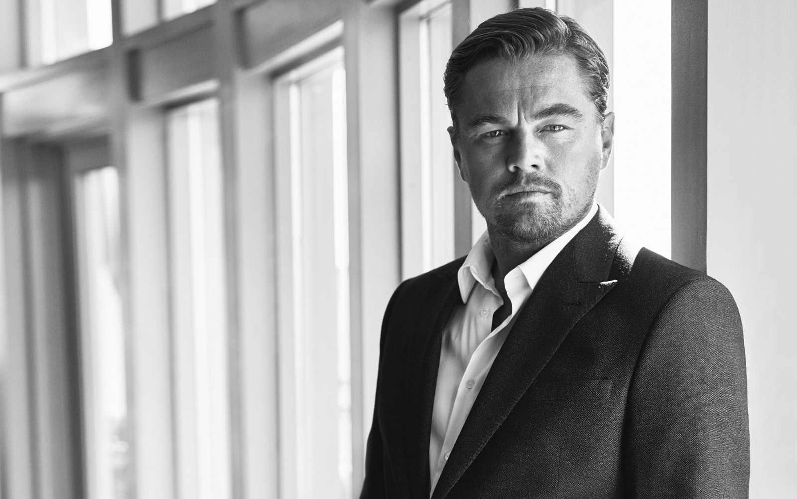 photoshoot, Leonardo DiCaprio, for the film, The Revenant, survivors