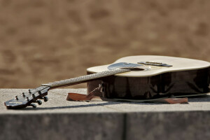 tło, gitara, Muzyka