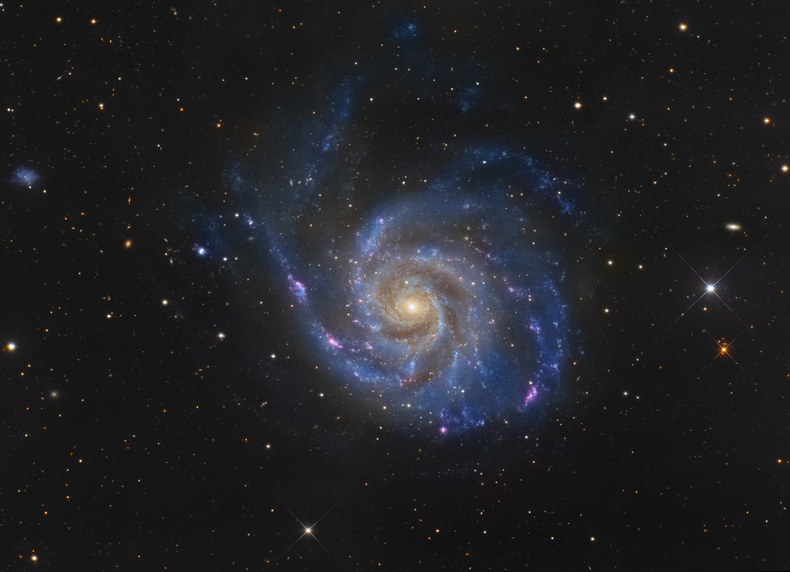 galaxie, filator, în constelație, Carul mare, M101