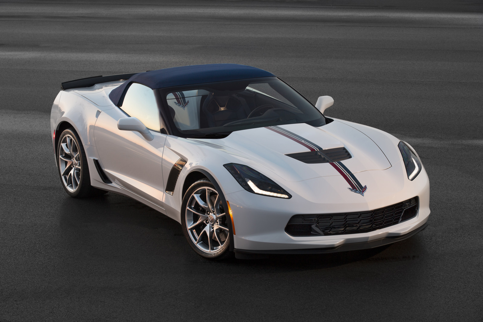 supercar, Corvetă, convertibil, Z06, 2015, Twilight Blue Design