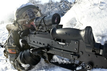 M240B, Machinegeweer, soldaten, wapens