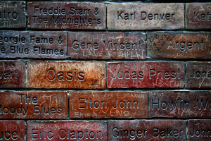 England, Liverpool, Mathew Street, Wall Of Fame