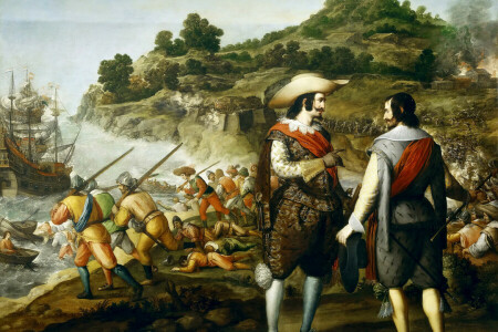 batalla, Eugenio Caxes, imagen, mar, Embarcacion