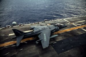 "Harrier" II, Ataque, AV-8B, área coberta, Harrier II