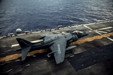 "Harrier" II, saldırı, AV-8B, güverte, Harrier II