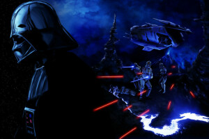 arte, Darth Vader, casco, Stormtrooper, furfante