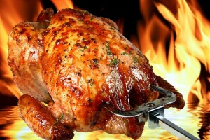 fuoco, Griglia, pollo grigliato