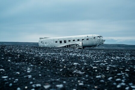 Jeff Sheldon, Foto, Schrott, das Flugzeug, das Wrack