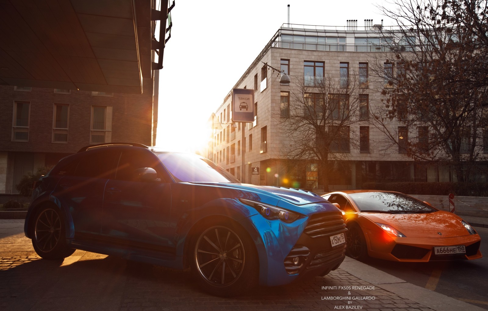 Lamborghini, auto, solen, Maskin, fotograf, Alex Bazilev, Infiniti