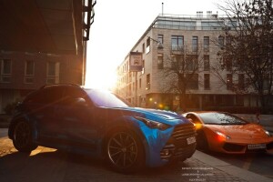 Alex Bazilev, Auto, Infiniti, Lamborghini, Maschine, Fotograf, Die Sonne