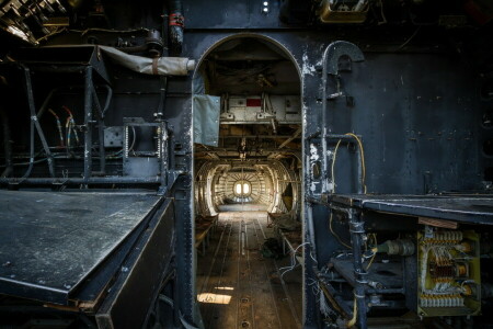 sfondo, interno, l'aereo