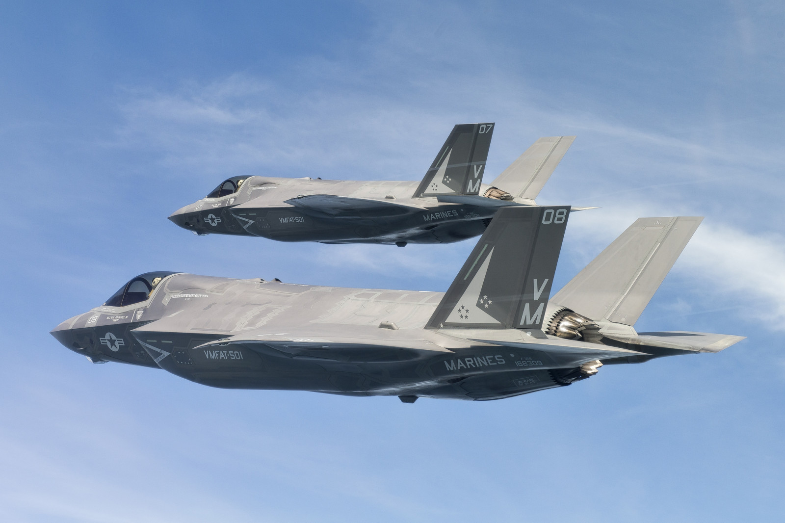 himlen, flyvningen, Fighters, F-35B, bombefly