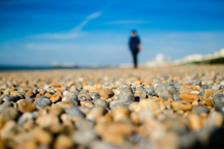 people, stones, summer