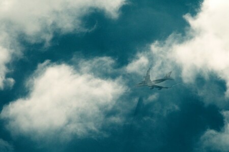 400, compagnies aériennes, B-747, Boeing, des nuages, vol, la taille, Singapour