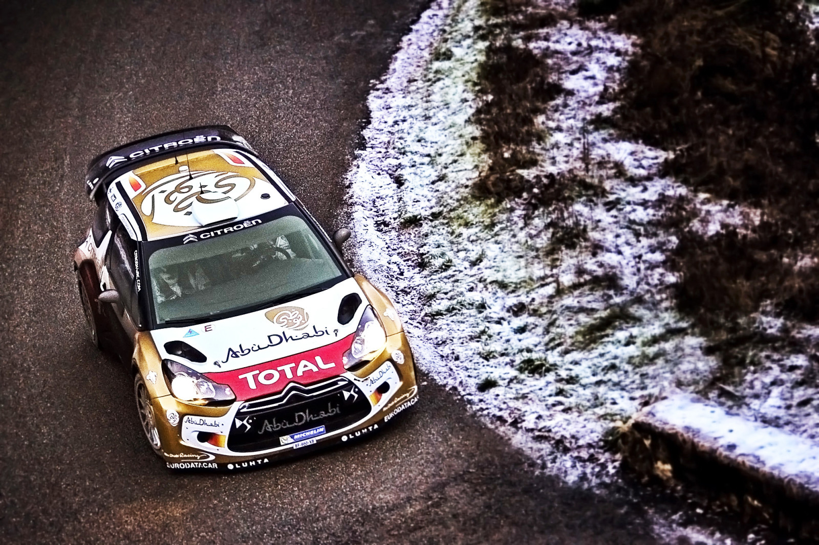 du froid, hiver, route, la vitesse, Machine, sport, wrc, Se rallier