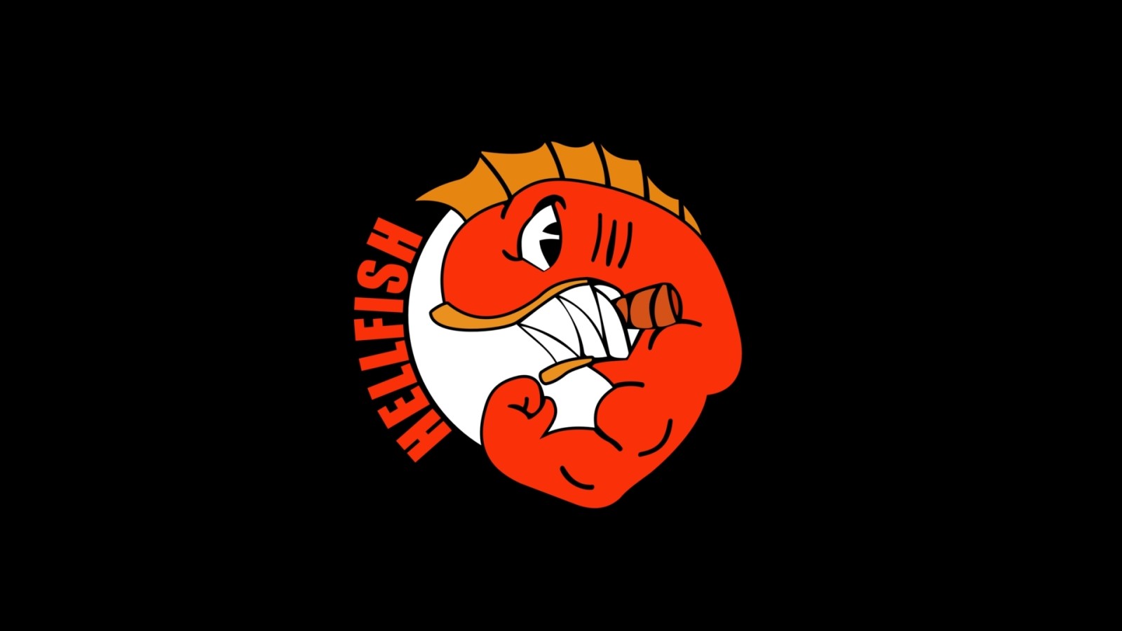 logo, lihas, teho, Simpsonit, Hellfish