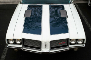 Classic, Muscle car, retro, The hood