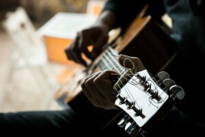 Contexte, guitare, La musique