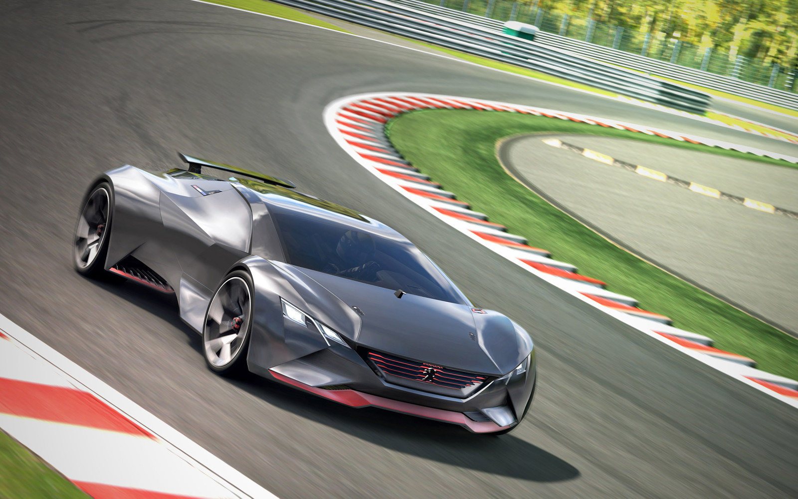 supercar, Concept, Peugeot, Gran Turismo, Visie, 2015